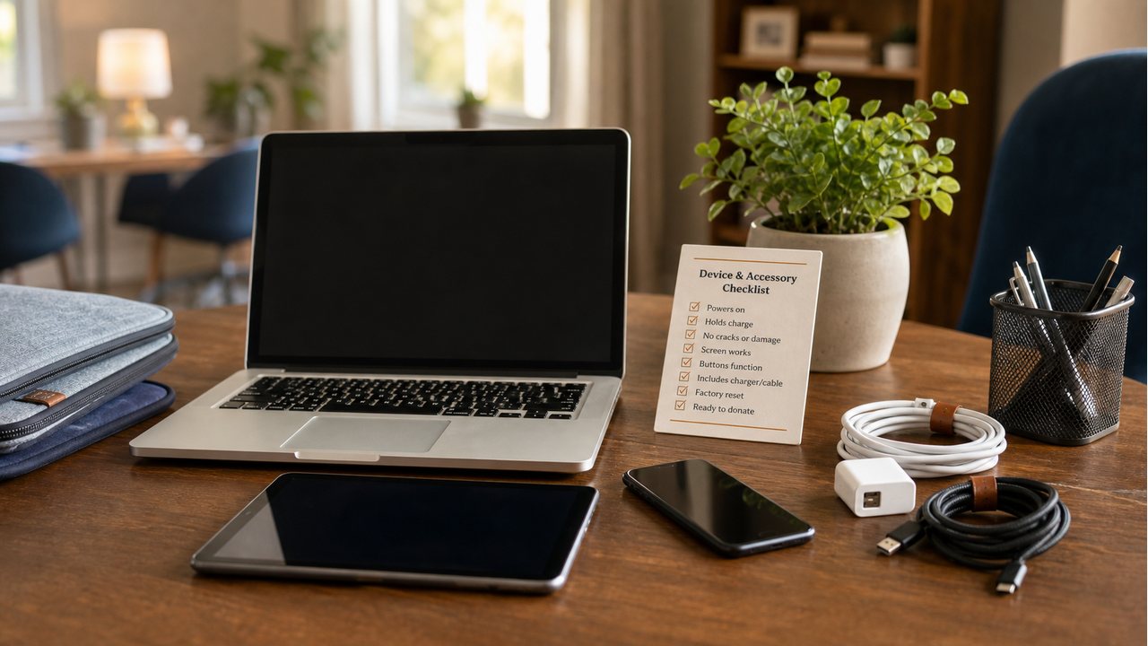 Everyday devices and accessories prepared for technology support